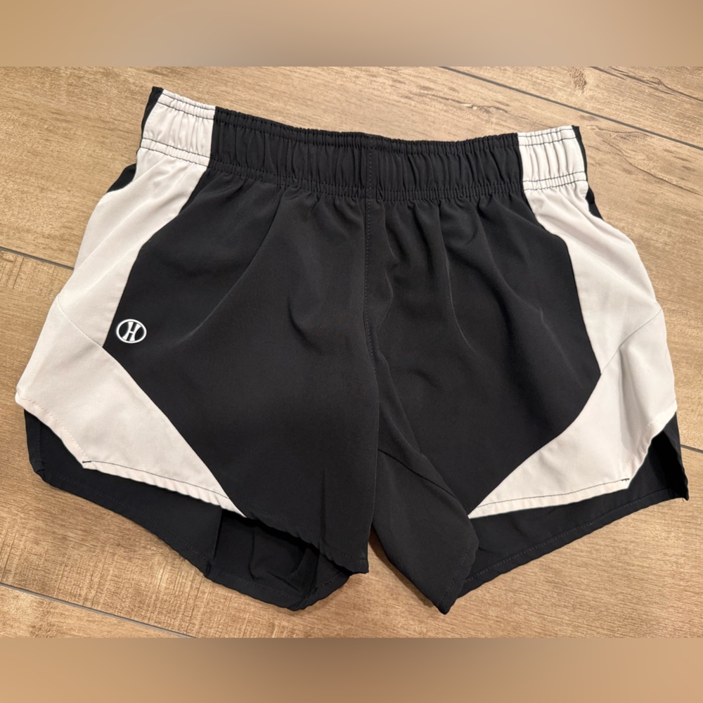 Holloway Women's Black and White Athletic Shorts
